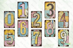 Easter Metal License Plate Alphabet Product Image 2