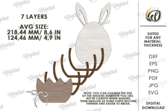 Easter Mini Gift Box Laser Cut. Storage Box SVG Product Image 2