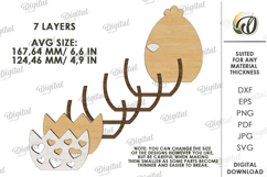 Easter Mini Gift Box Laser Cut. Storage Box SVG Product Image 2