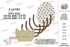 Easter Mini Gift Box Laser Cut. Storage Box SVG Product Image 2