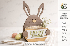 Easter Mini Gift Box Laser Cut. Storage Box SVG Product Image 1