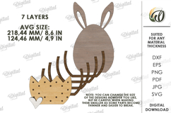 Easter Mini Gift Box Laser Cut. Storage Box SVG Product Image 2