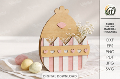 Easter Mini Gift Box Laser Cut. Storage Box SVG Product Image 1