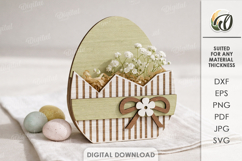 Easter Mini Gift Box Laser Cut. Storage Box SVG Product Image 1