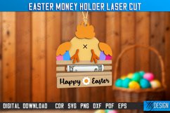 Easter Money Holder SVG, Money Holder Laser Cut, Chick SVG Product Image 1