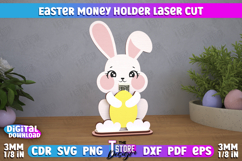 Easter Money Holder|Greeting Cards | Money Card|Easter Bunny Product Image 1