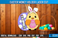 Easter Money Holder SVG, Money Holder Laser Cut, Chick SVG Product Image 1