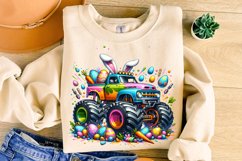 Egg Crusher PNG, Easter Truck, Easter PNG Sublimation, Egg Product Image 1