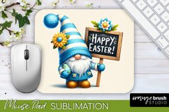 Easter Mouse Pad Sublimation Design - Easter Gnome Mousepad