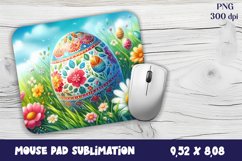Easter egg and flowers, sublimation design PNG Product Image 1