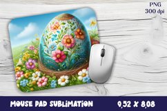 Easter egg and flowers, sublimation design PNG Product Image 1
