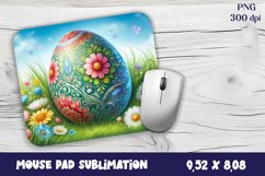 Easter egg and flowers, sublimation design PNG Product Image 1