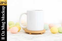 Spring Sublimation Mug Mockup | Easter Coffee Cup JPG Product Image 2