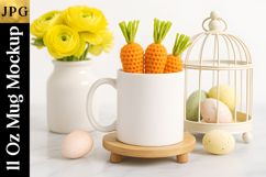 Easter Sublimation Mug Mockup | Spring Coffee Cup JPG Product Image 2