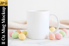 Easter Sublimation Mug Mockup | Spring Coffee Cup JPG Product Image 2