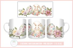 Easter Mug Wrap Sublimation Design PNG Product Image 1