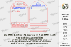Easter Name Chart Laser Cut. Family Name Board. Name Signs Product Image 2