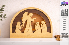 Easter Night Light Laser Cut Bundle| Religious LED Light SVG Product Image 14