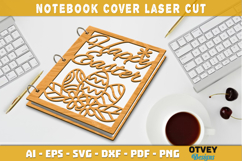 Easter Notebook Cover Lasercut| Wooden Notebook Cover Product Image 1