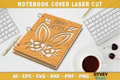 Easter Notebook Cover Lasercut| Wooden Notebook Cover Product Image 1