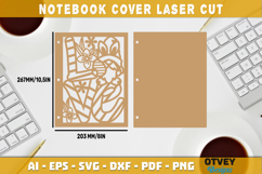 Easter Notebook Cover Lasercut| Wooden Notebook Cover Product Image 2