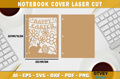 Easter Notebook Cover Lasercut| Wooden Notebook Cover Product Image 2