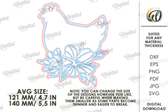 Personalized Easter Ornament Laser Cut. Easter Ornament SVG Product Image 2