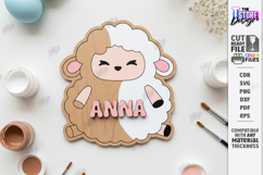 Paintable Easter Characters Laser Cut | Kids Easter DIY |CNC Product Image 1