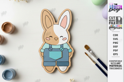 Paintable Easter Characters Laser Cut Bundle | Kids Easter Product Image 2
