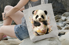 Easter Panda Egg Hug Clipart Product Image 3