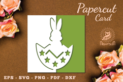 Easter Papercut Card SVG Product Image 1
