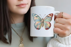 Easter Patchwork Butterfly Png Product Image 4