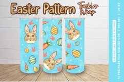 Cute Easter Pattern Tumbler Wrap Sublimation Product Image 1