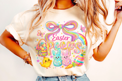 Peeps Easter PNG, Bunny Easter PNG, Easter Egg PNG, Coquette Product Image 4