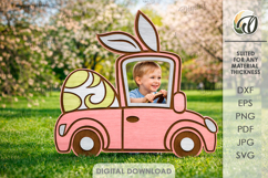 Easter Photo Booth Props Bundle Laser cut. Easter SVG Product Image 13