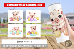 Tumbler Easter Pig Product Image 1