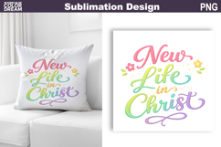 Easter Christian Religious Quote | New Life in Christ Product Image 1