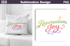 Easter Christian Religious Quote | Resurrection Joy Product Image 1