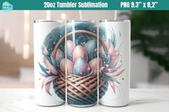 Pink Easter 20 OZ Skinny Tumbler Sublimation Product Image 1