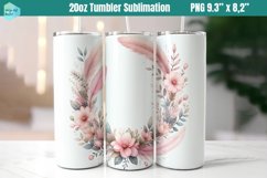 Pink Easter 20 OZ Skinny Tumbler Sublimation Product Image 1