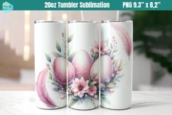 Pink Easter 20 OZ Skinny Tumbler Sublimation Product Image 1