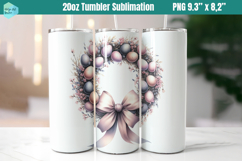 Pink Easter 20 OZ Skinny Tumbler Sublimation Product Image 1