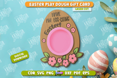Easter Play Dough Gift Card | Greeting Card | Easter Gift Product Image 1