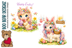 Easter Pony Clipart Product Image 1