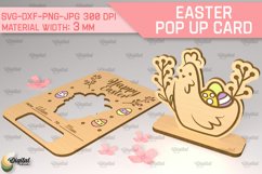 Easter Pop Up Cards Laser Cut Bundle. Greeting Cards SVG Product Image 6