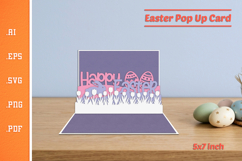 Easter Pop-up Card - Paper Cut SVG 3 Product Image 1