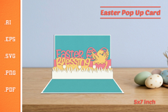 Easter Pop-up Card - Paper Cut SVG 4 Product Image 1