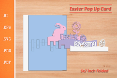 Easter Pop-up Card - Paper Cut SVG 2 Product Image 2