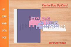 Easter Pop-up Card - Paper Cut SVG 3 Product Image 2