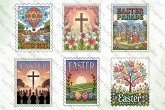 Easter Postage Stamp Sublimation Bundle Product Image 2